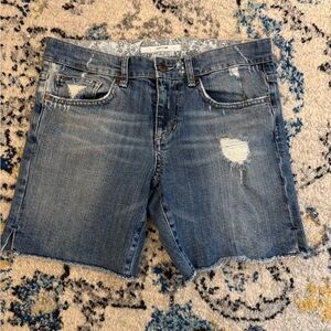 Joe's Jeans Blue Denim Cutoff Shorts